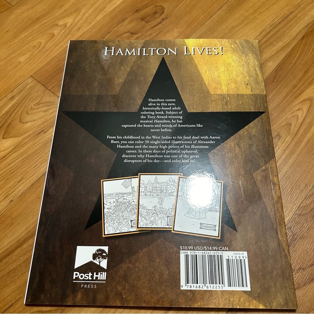 Hamilton Adult Coloring Book - Picture 2 of 2